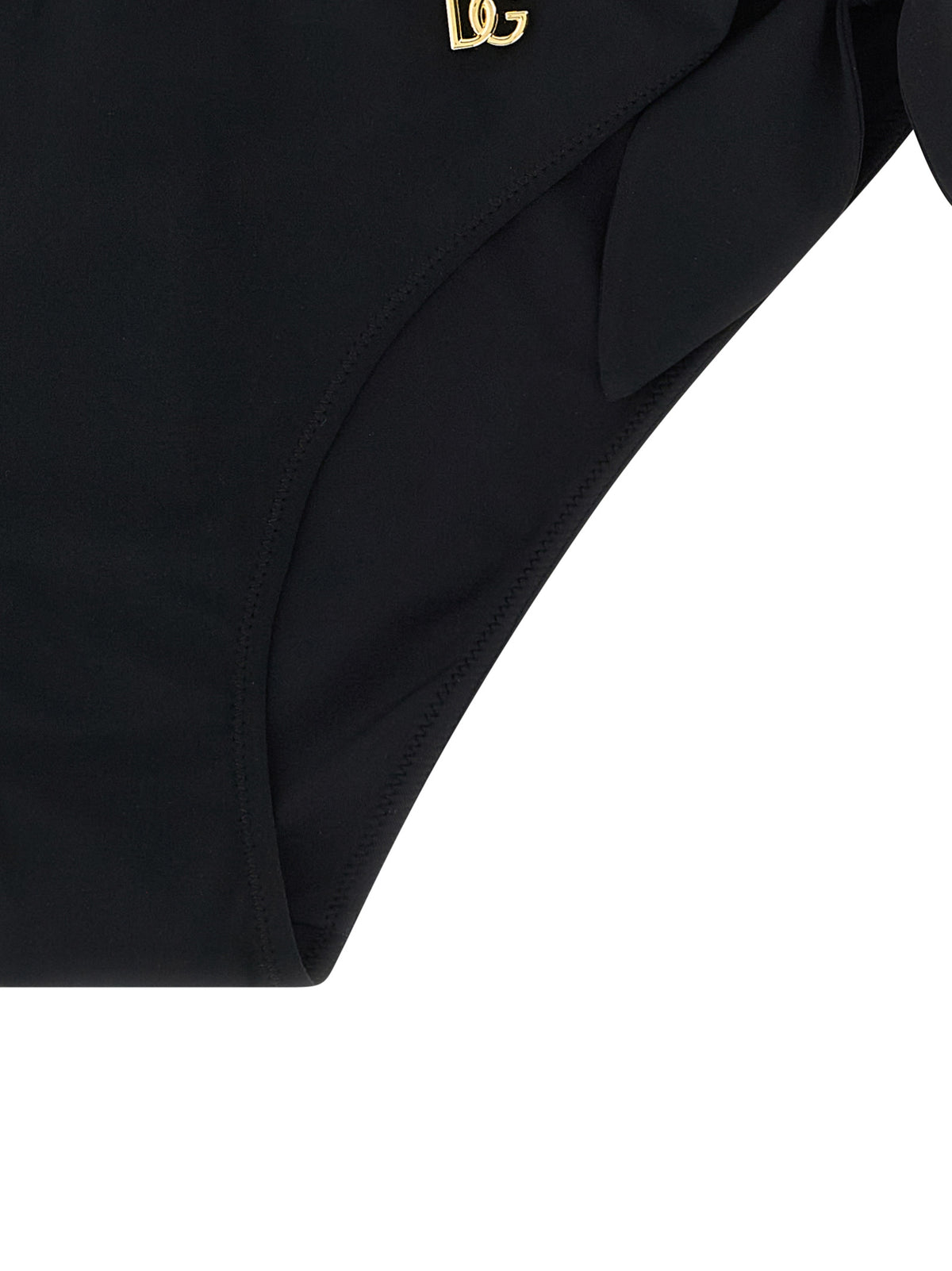 Dolce & Gabbana Black Polyamide Swim Briefs for Women