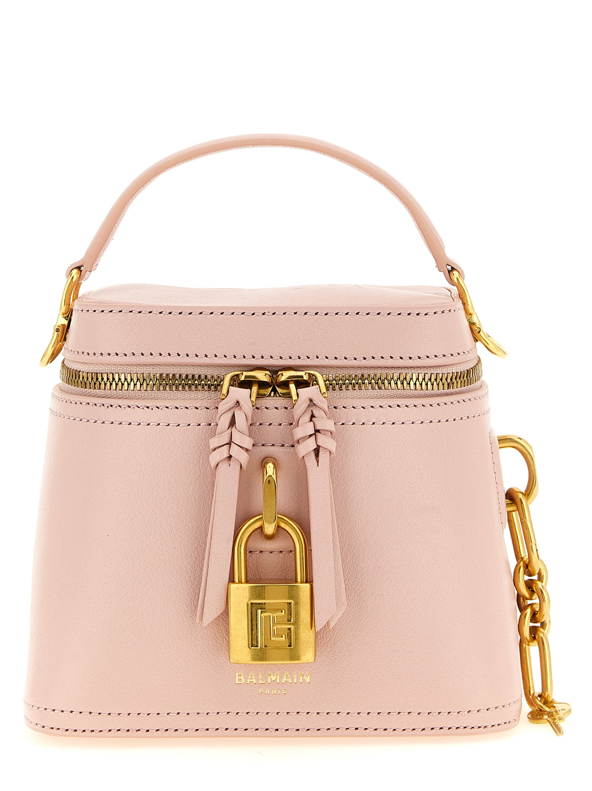Sac à main Balmain en cuir de veau multicolore