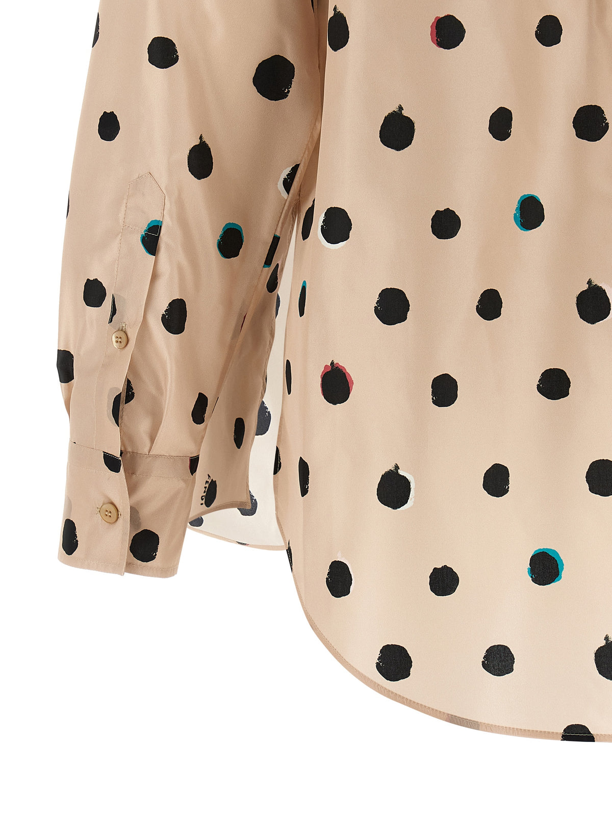 Chemisier Fendi en soie multicolore