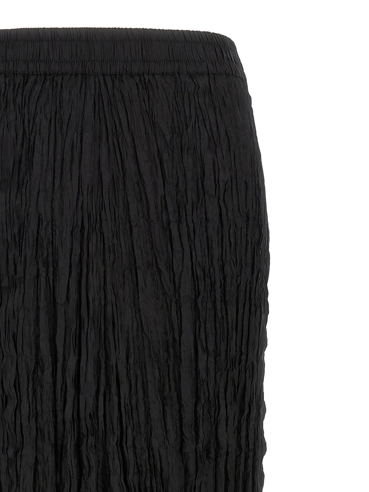 P.A.R.O.S.H. Black Silk Mini Skirt - Sophisticated Elegance