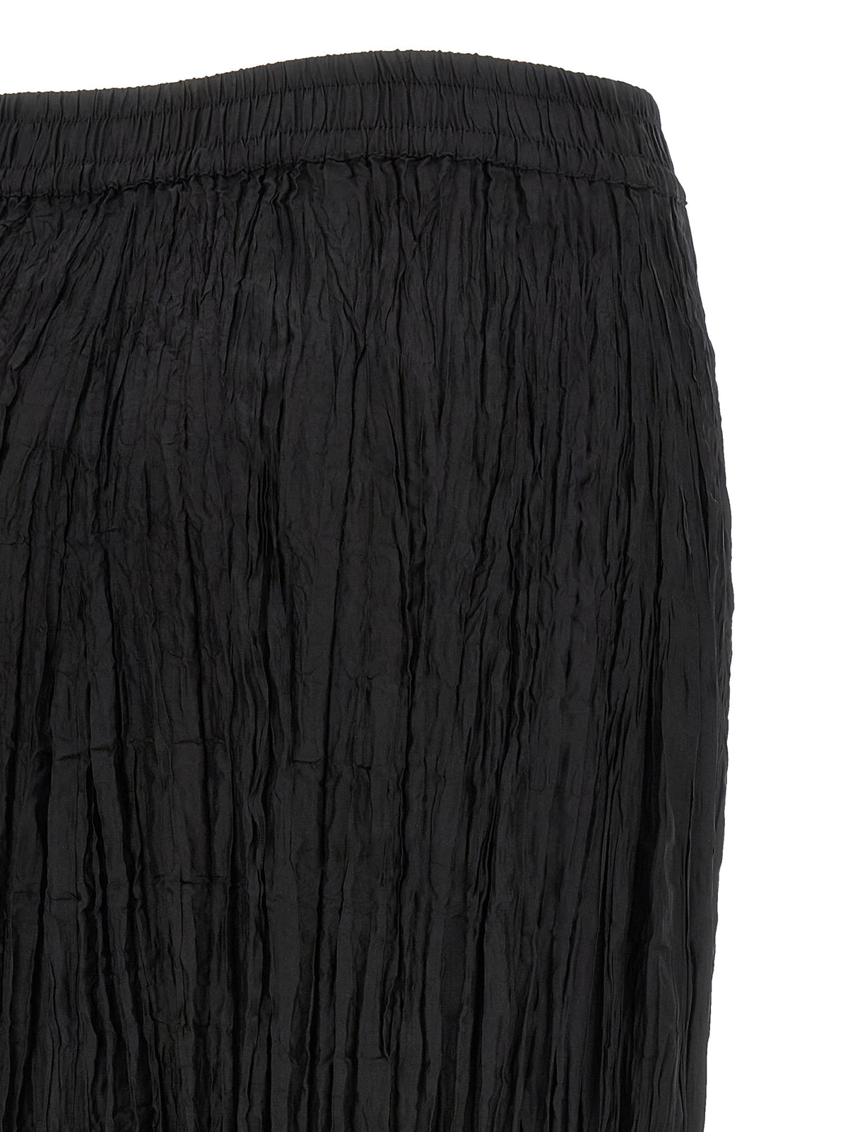 P.A.R.O.S.H. Black Silk Mini Skirt - Sophisticated Elegance