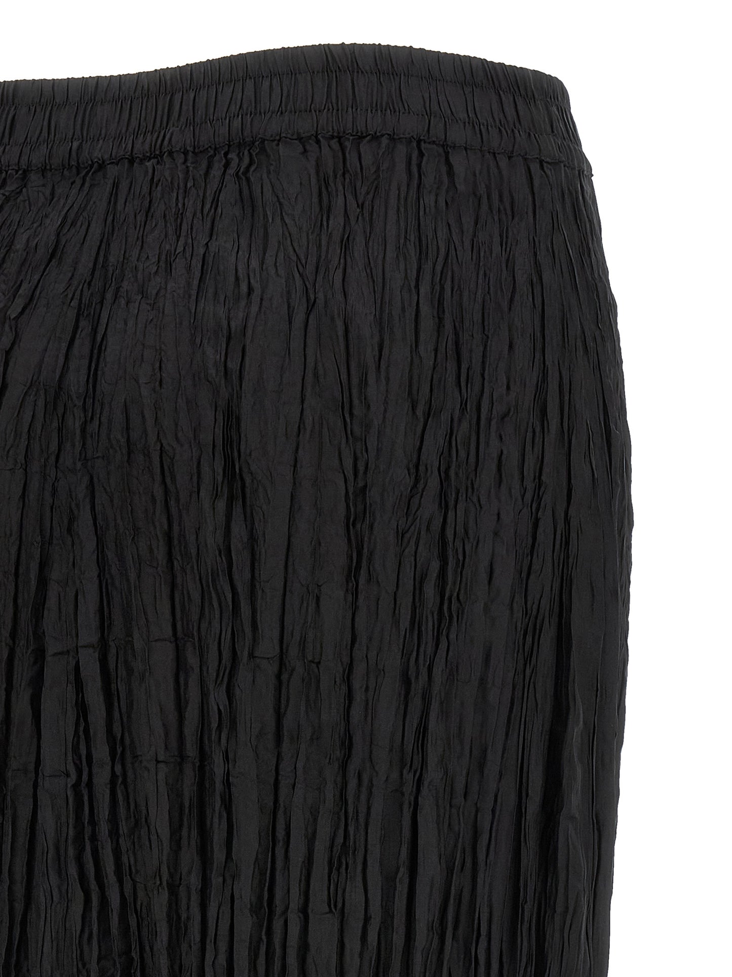 P.A.R.O.S.H. Black Silk Mini Skirt