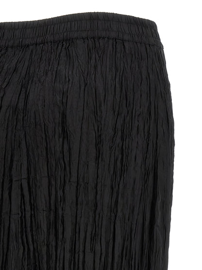 P.A.R.O.S.H. Black Silk Mini Skirt