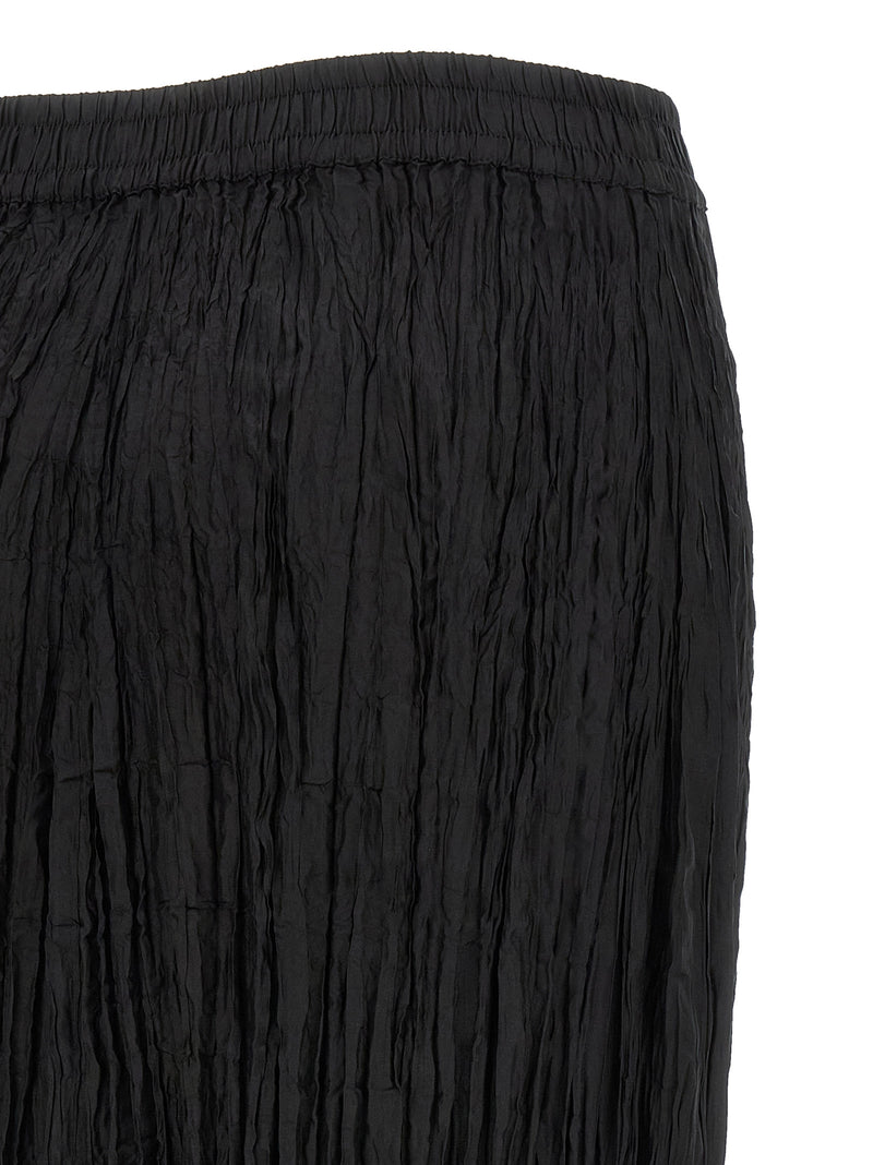 P.A.R.O.S.H. Black Silk Mini Skirt - Sophisticated Elegance