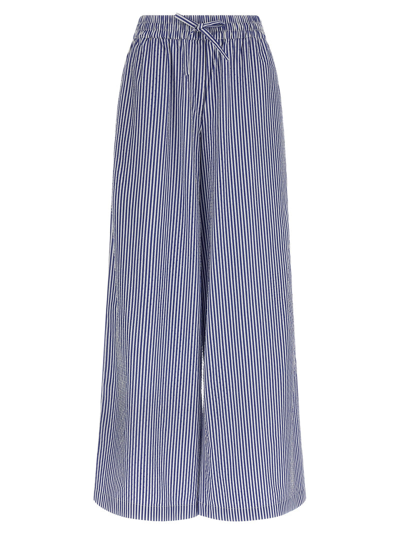 P.A.R.O.S.H. Pantalon décontracté en coton bleu