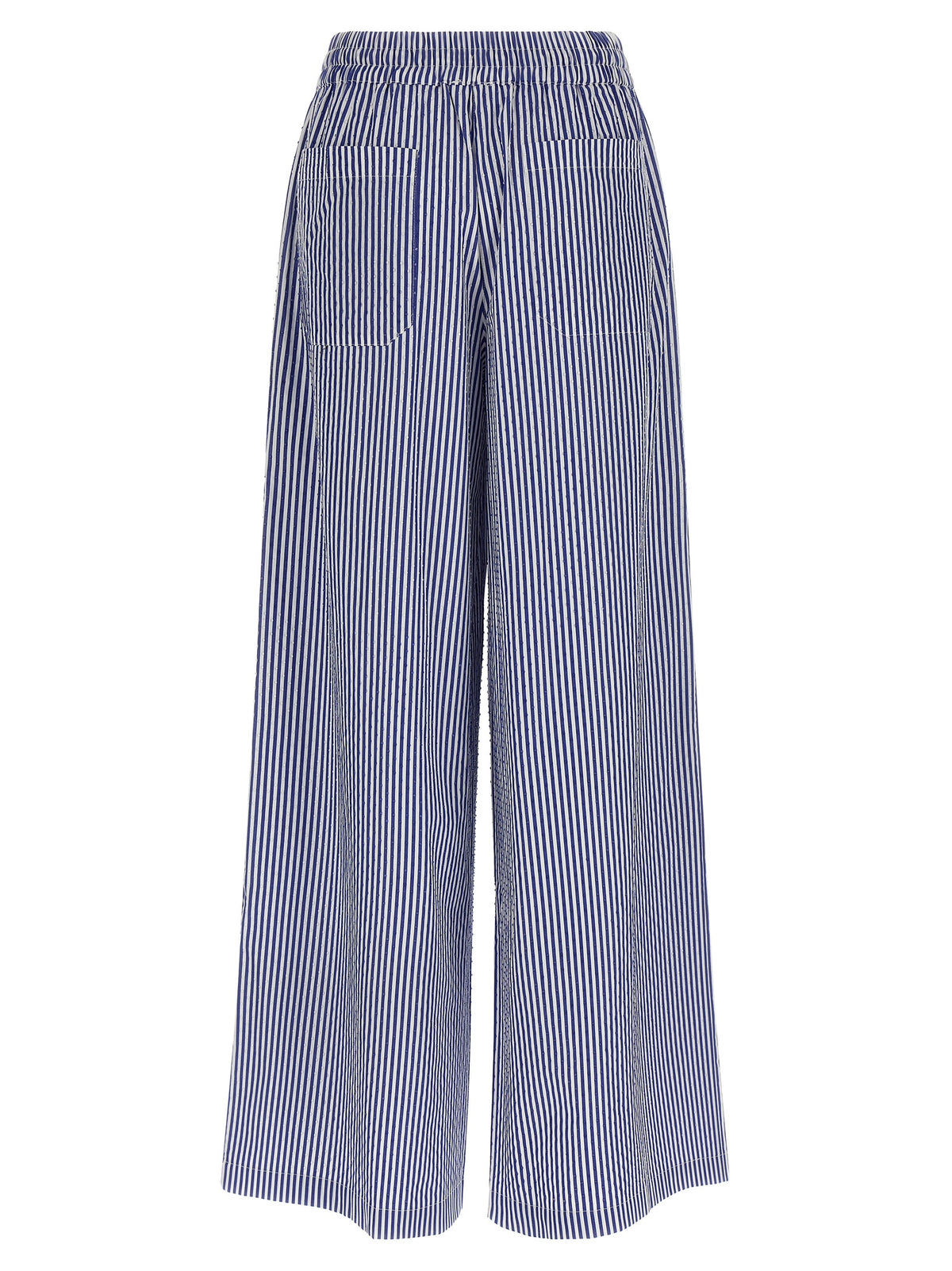 P.A.R.O.S.H. Pantalon décontracté en coton bleu
