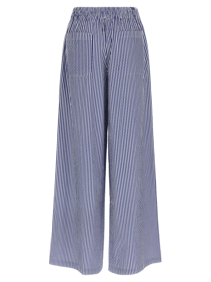 P.A.R.O.S.H. Pantalon décontracté en coton bleu