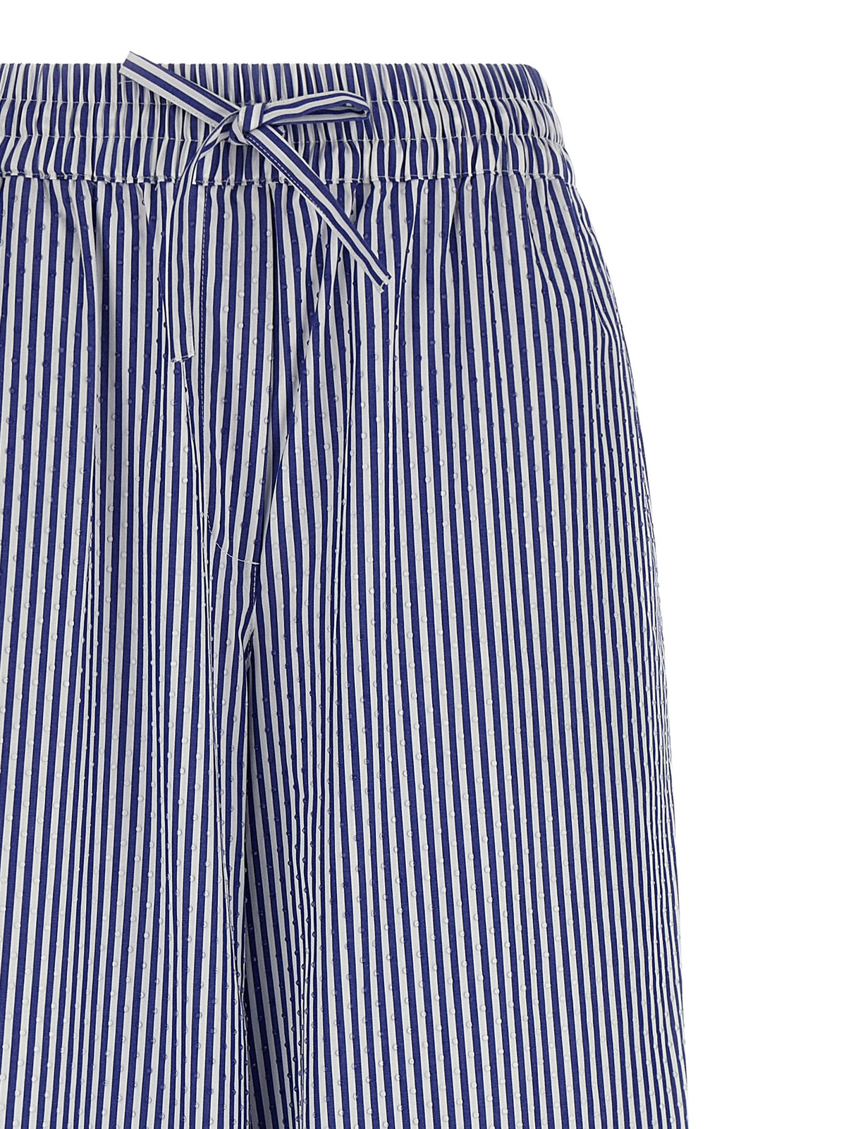P.A.R.O.S.H. Pantalon décontracté en coton bleu