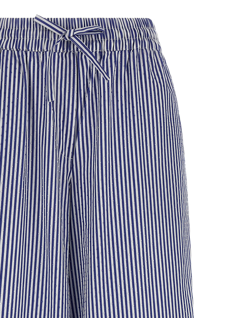 P.A.R.O.S.H. Pantalon décontracté en coton bleu