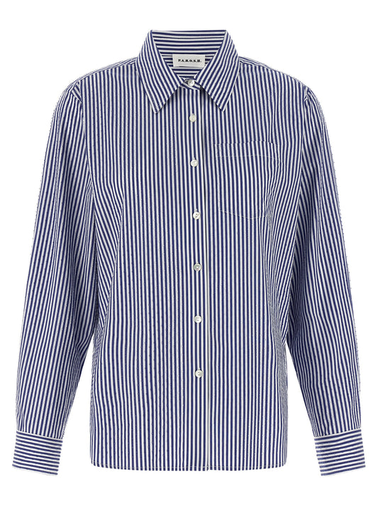 Chemisier P.A.R.O.S.H. en coton bleu