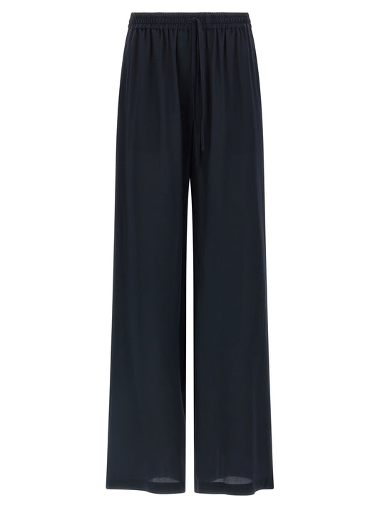 Pantalon décontracté en soie bleu P.A.R.O.S.H.