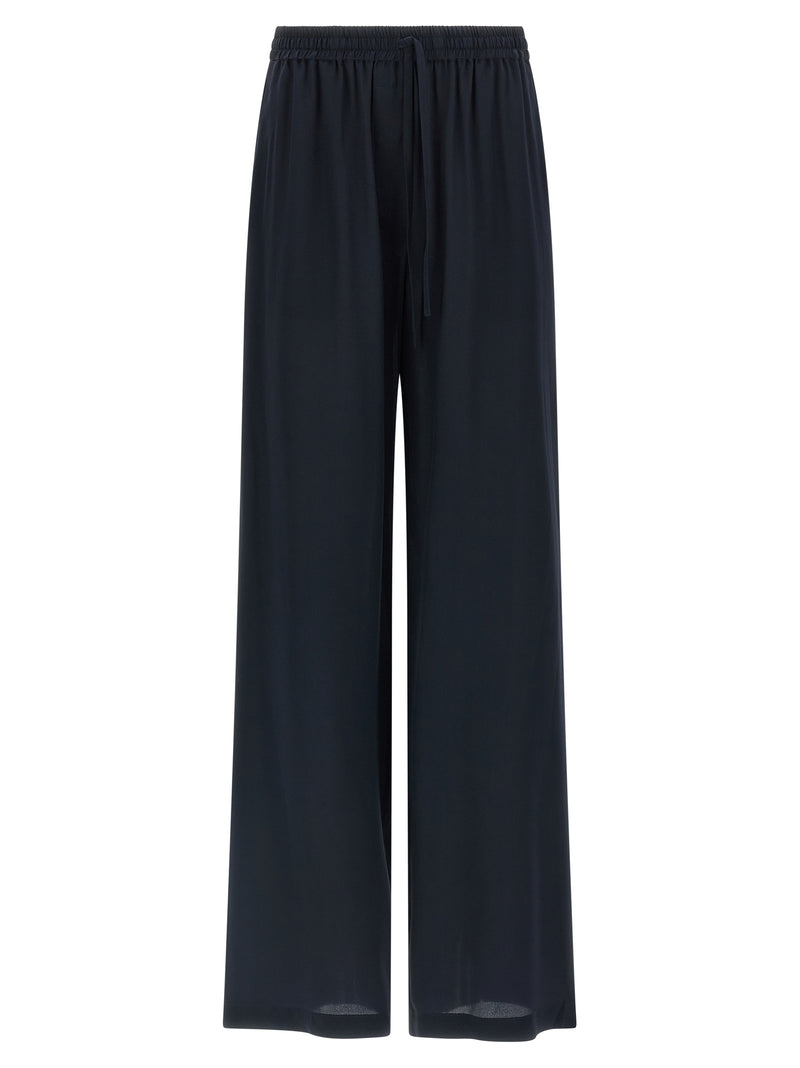 Pantalon décontracté en soie bleu P.A.R.O.S.H.