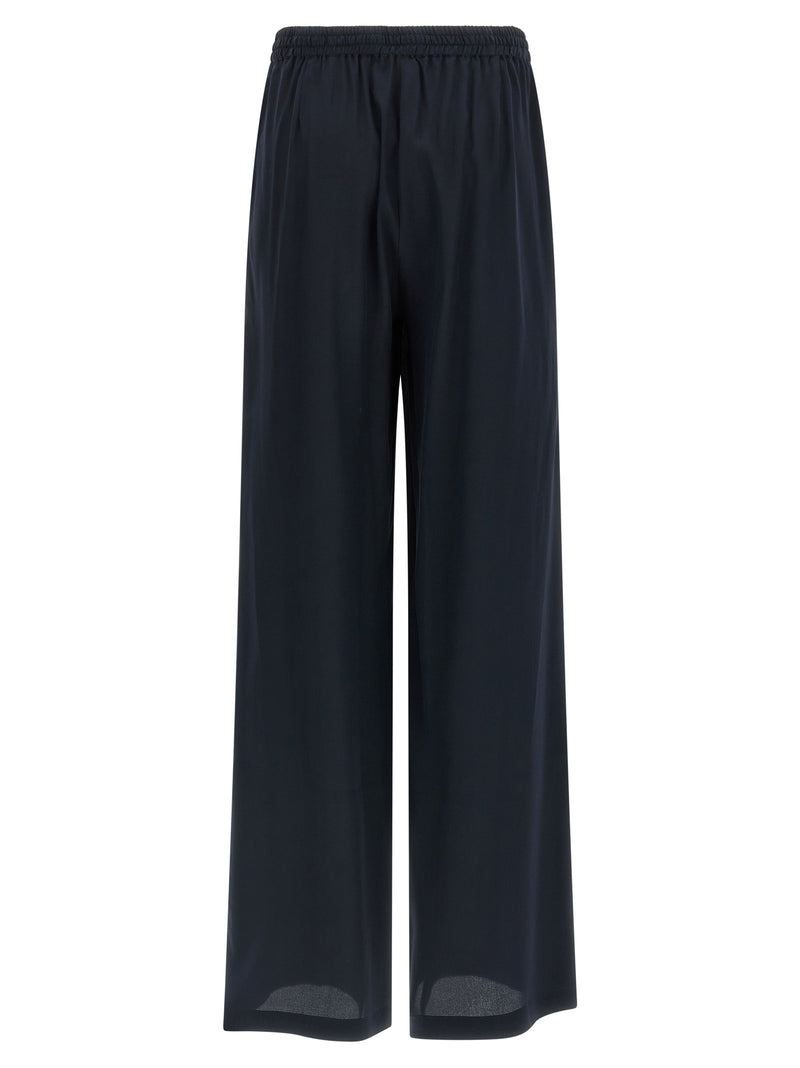Pantalon décontracté en soie bleu P.A.R.O.S.H.