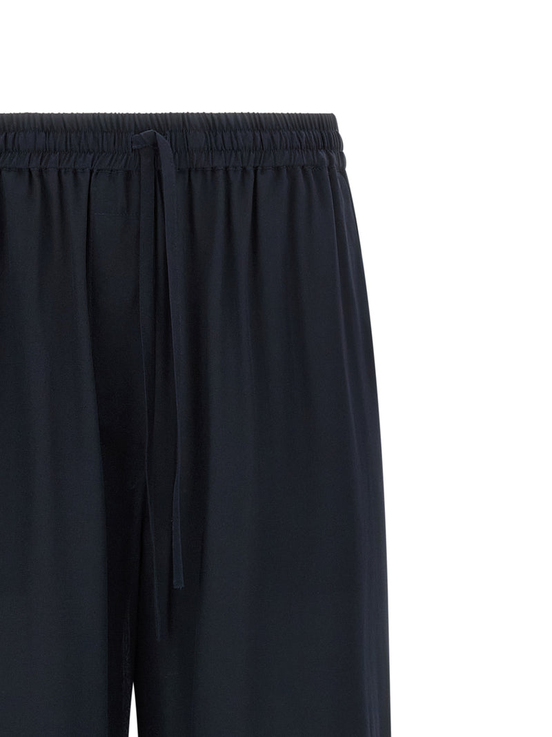 Pantalon décontracté en soie bleu P.A.R.O.S.H.