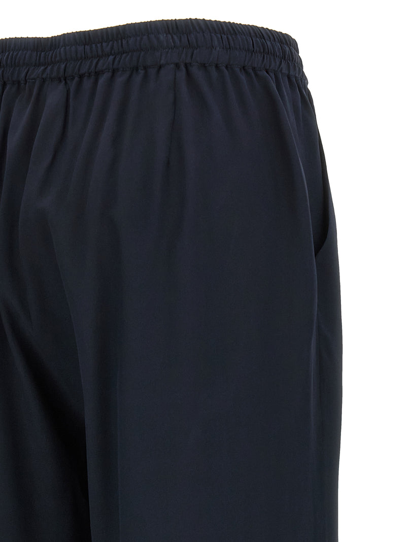 Pantalon décontracté en soie bleu P.A.R.O.S.H.
