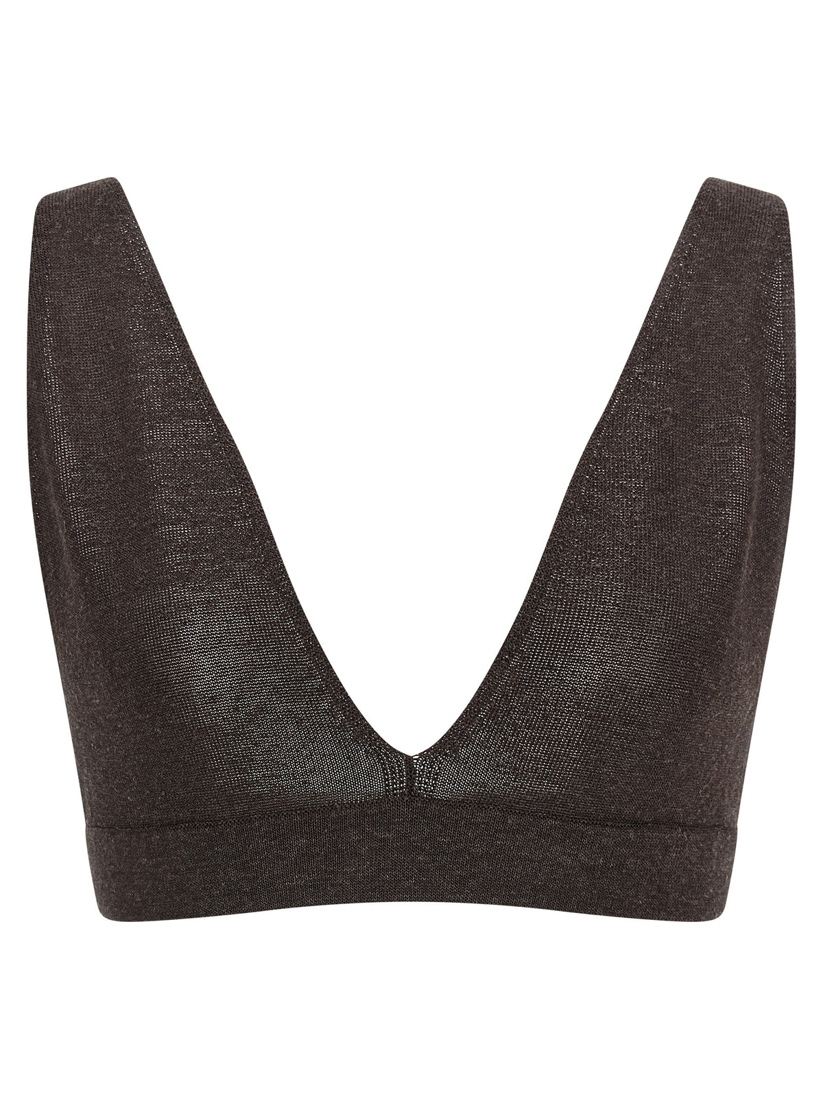 P.A.R.O.S.H. Brown Viscose Bra - Chic Comfort for Every Occasion