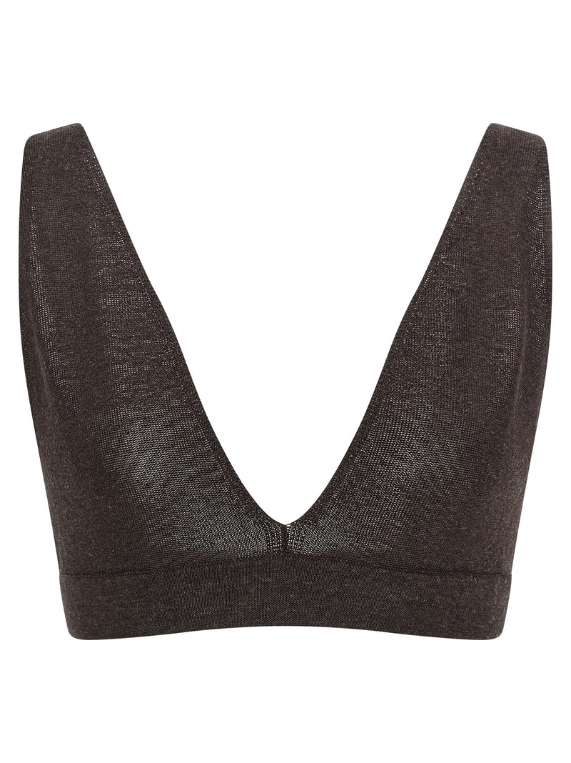 P.A.R.O.S.H. Brown Viscose Bra