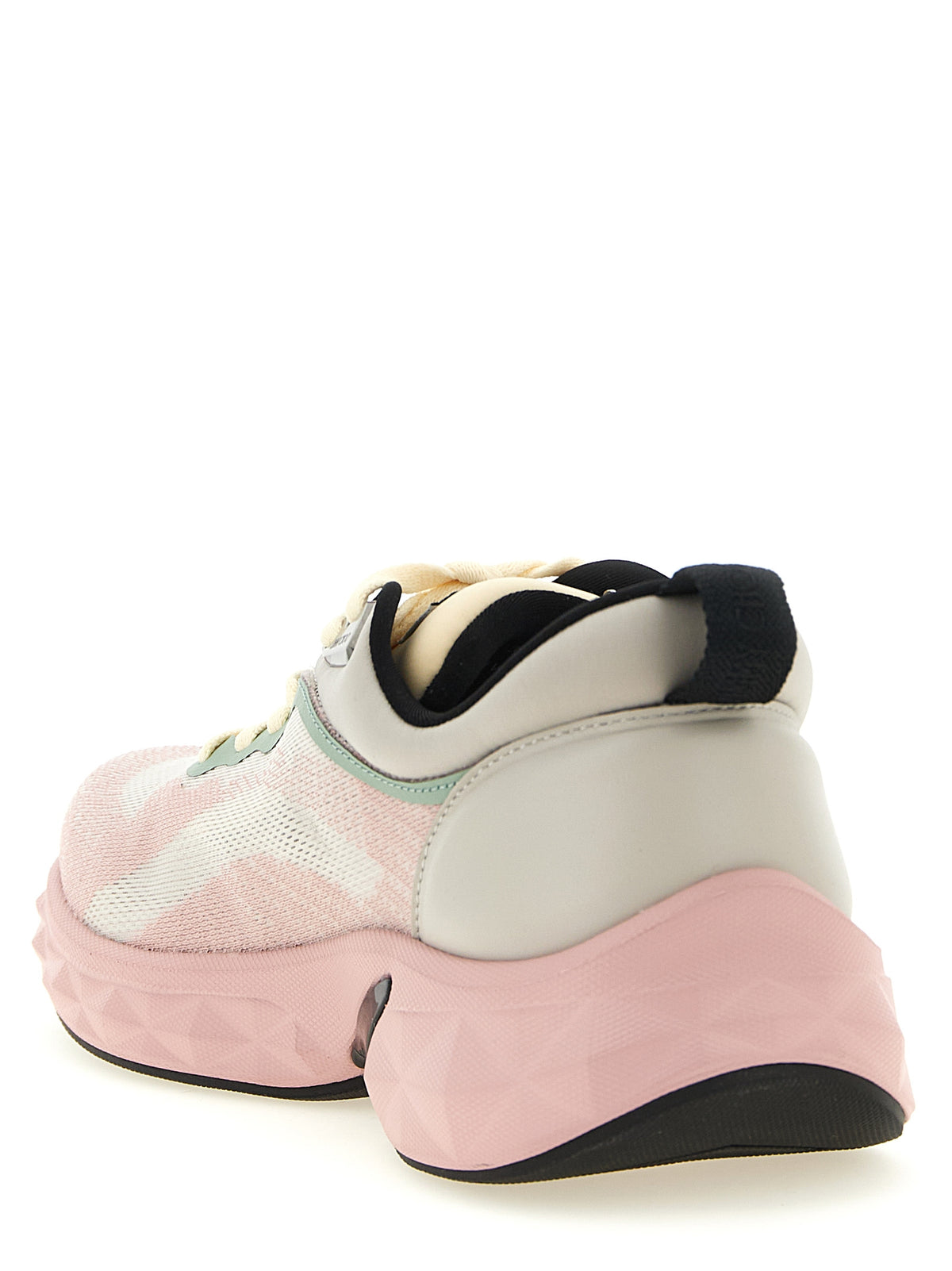 Baskets athlétiques Jimmy Choo en Tencel multicolore