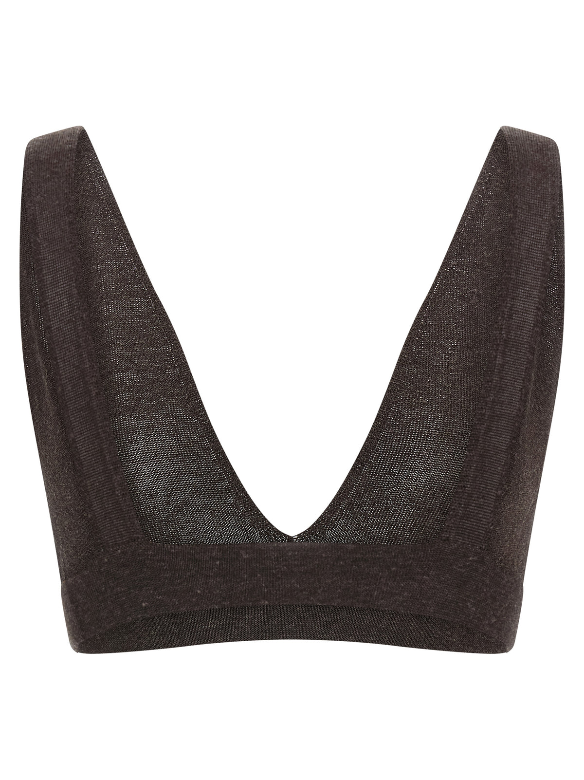 P.A.R.O.S.H. Brown Viscose Bra - Chic Comfort for Every Occasion
