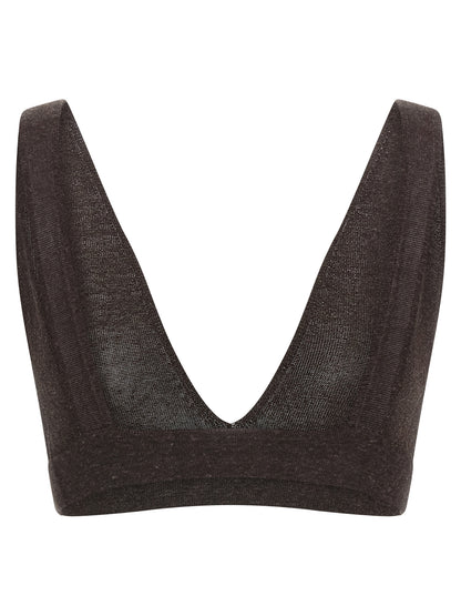 P.A.R.O.S.H. Brown Viscose Bra