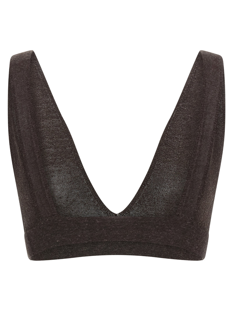 P.A.R.O.S.H. Brown Viscose Bra
