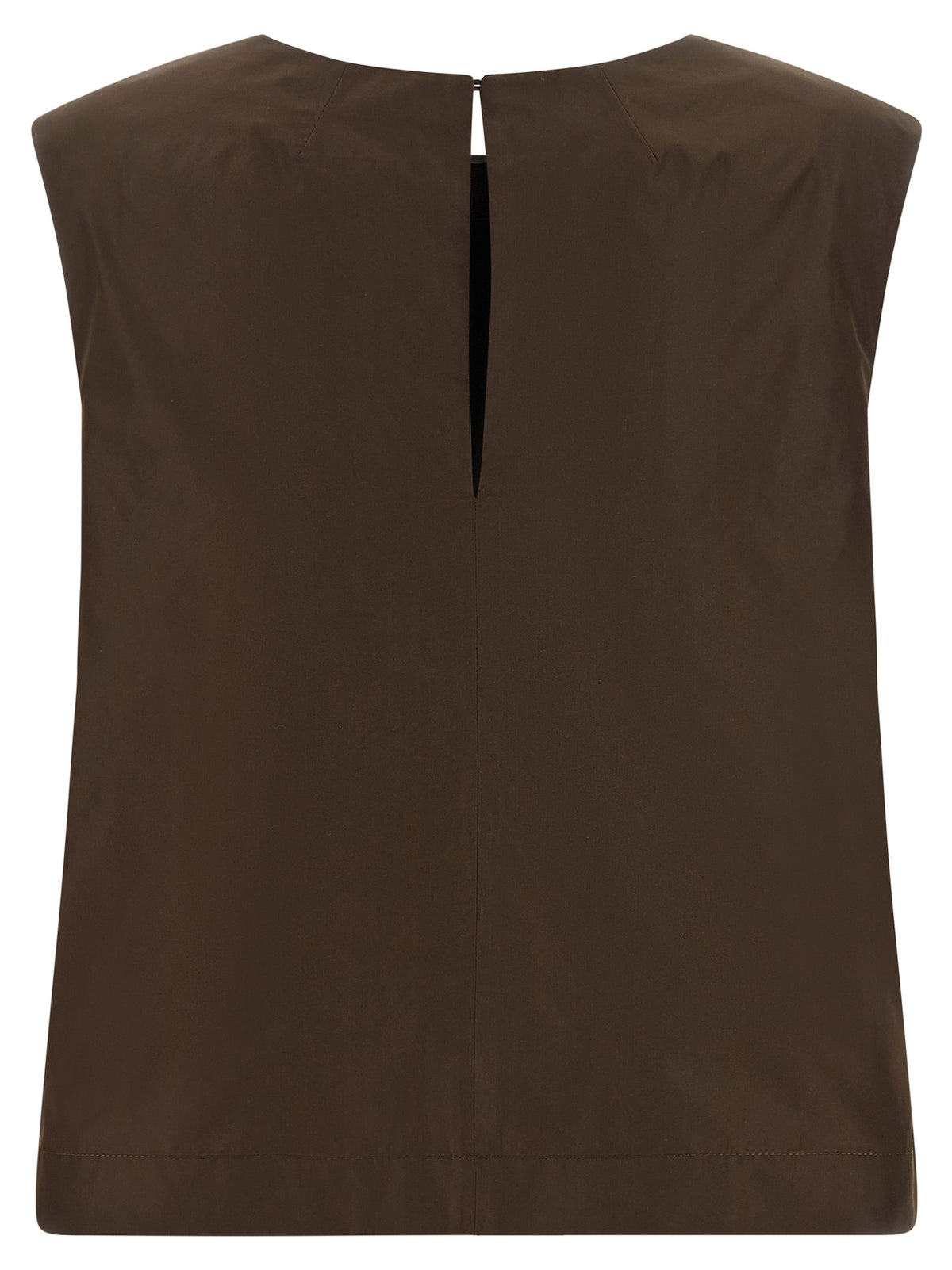 P.A.R.O.S.H. Brown Polyester Shirt