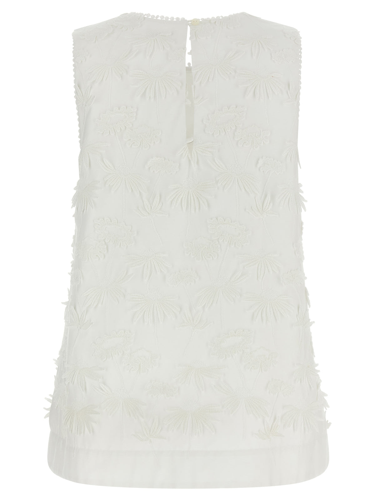 Chemisier en coton blanc P.A.R.O.S.H.