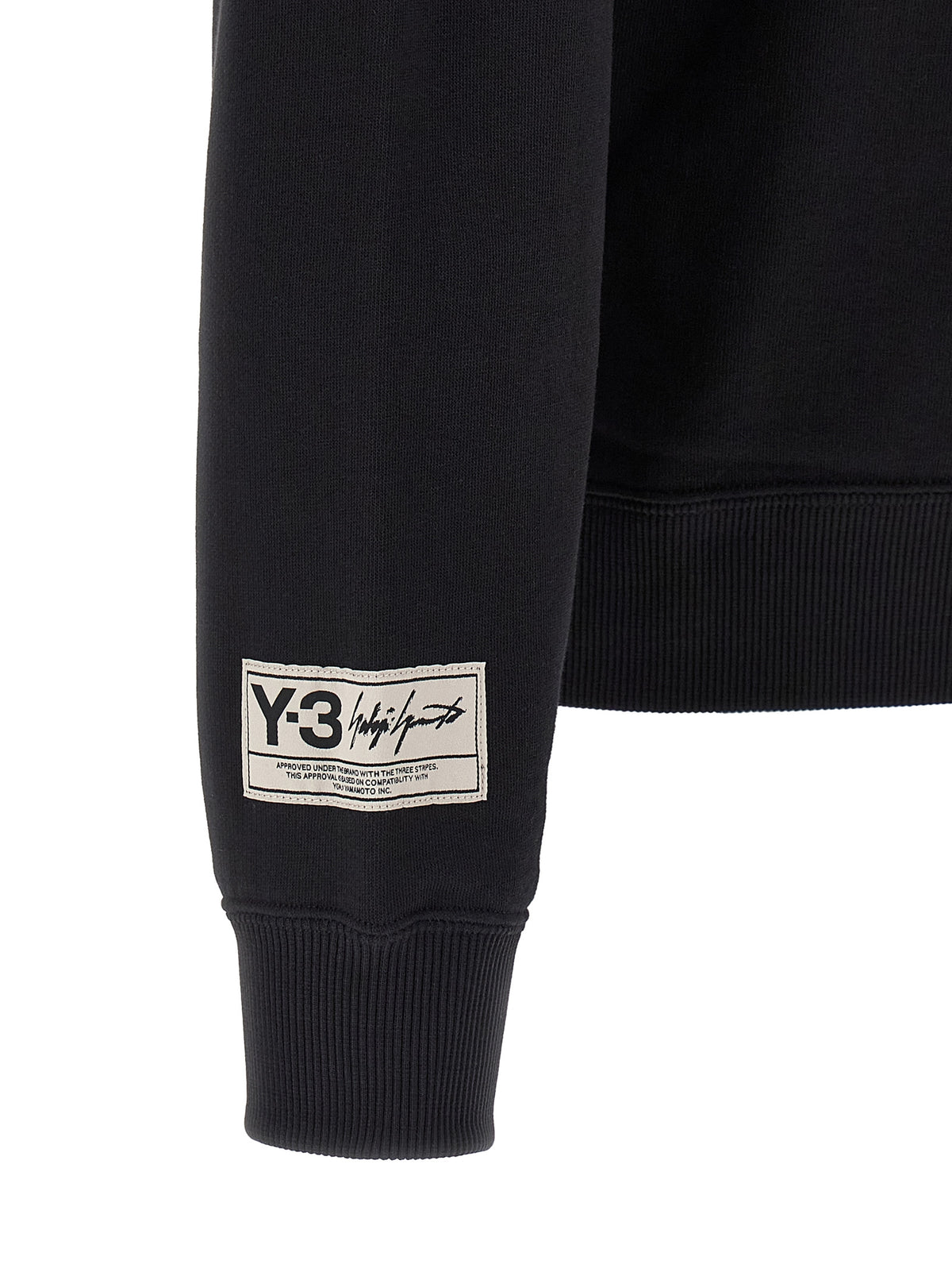 Y-3 El5 Gfx Black Cotton Sweatshirt