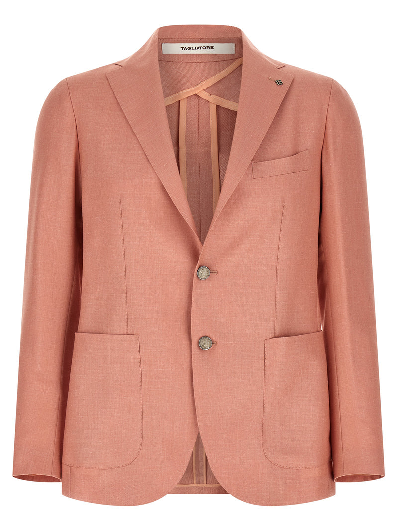 Veste en laine vierge multicolore Tagliatore