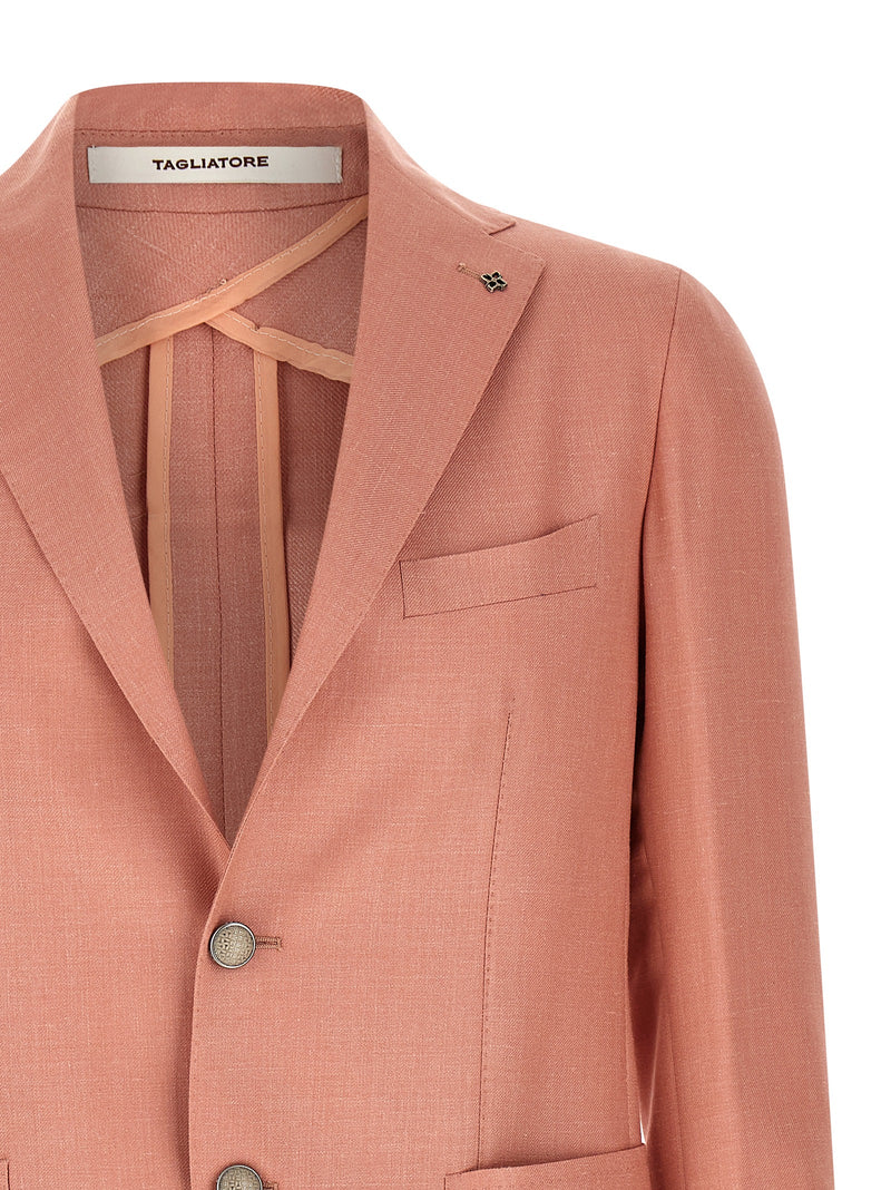 Veste en laine vierge multicolore Tagliatore
