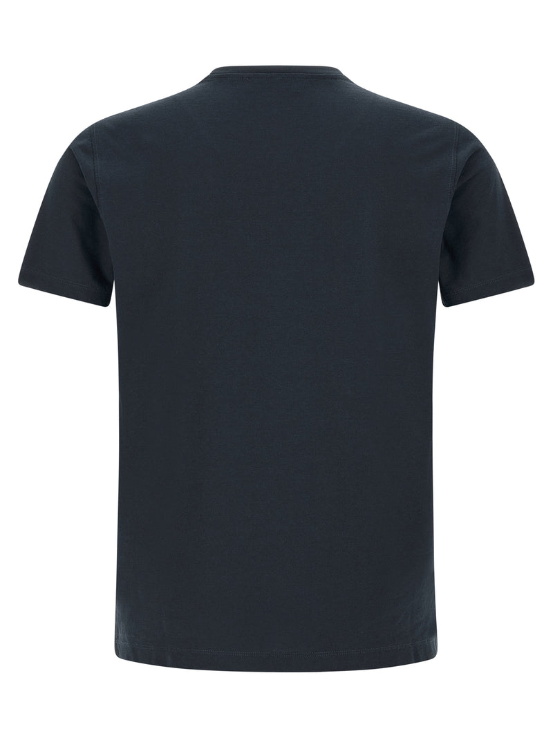 ZANONE Blue Cotton T-Shirt