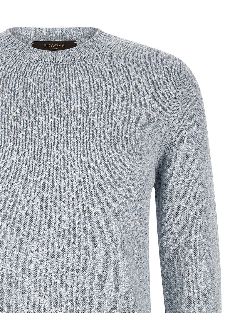 ZANONE Blue Cotton Cardigan for Men