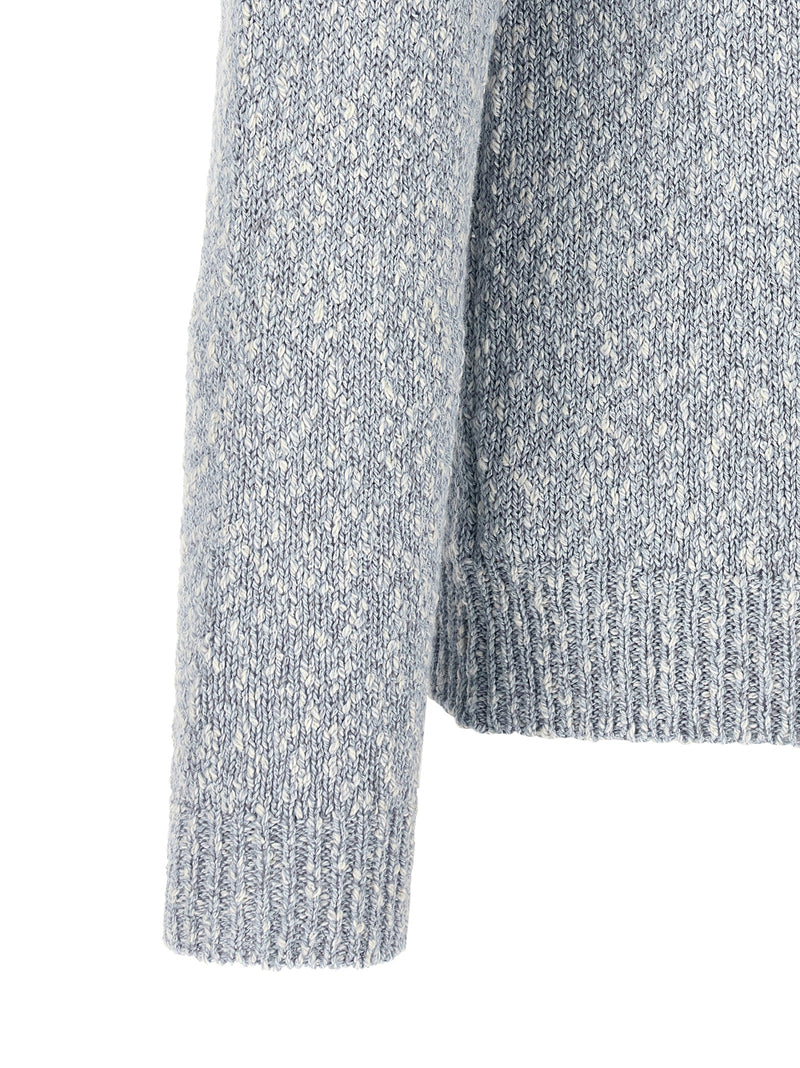 ZANONE Blue Cotton Cardigan for Men