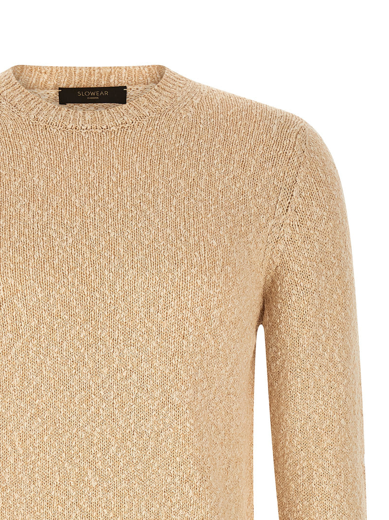 ZANONE Beige Cotton Cardigan for Men
