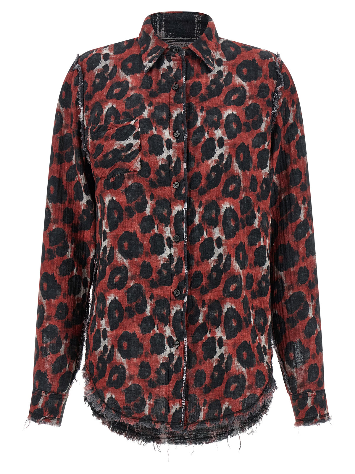 Chemisier en coton multicolore R13