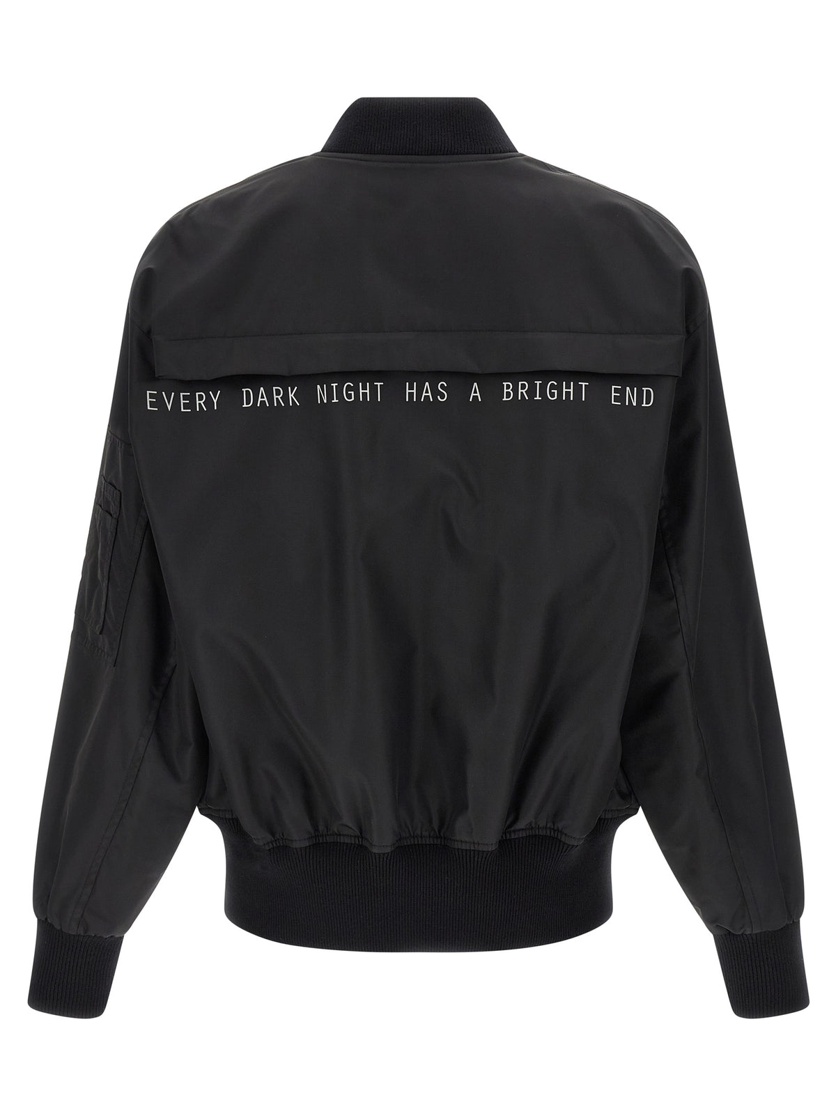 44 Label Group Black Polyamide Bomber