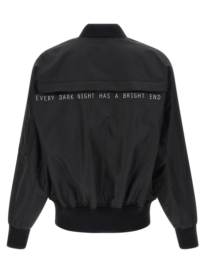 44 Label Group Black Polyamide Bomber
