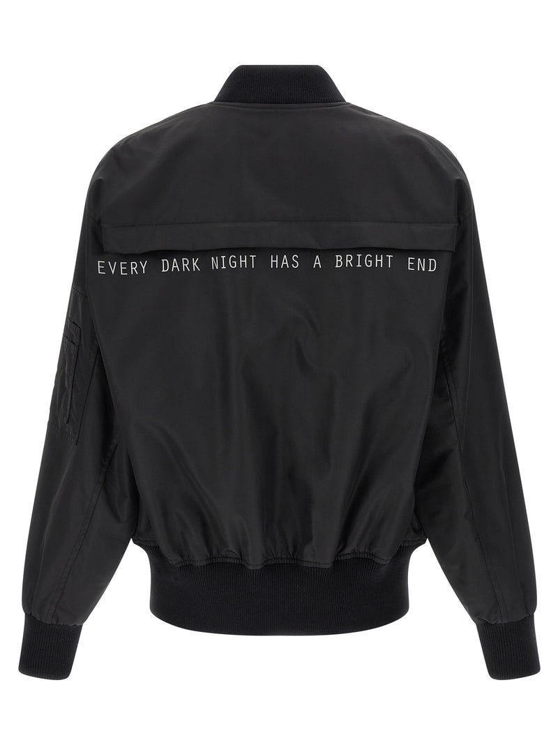 44 Label Group Black Polyamide Bomber