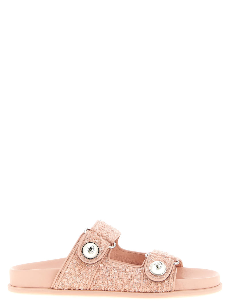 Mules Jimmy Choo en Tencel multicolore