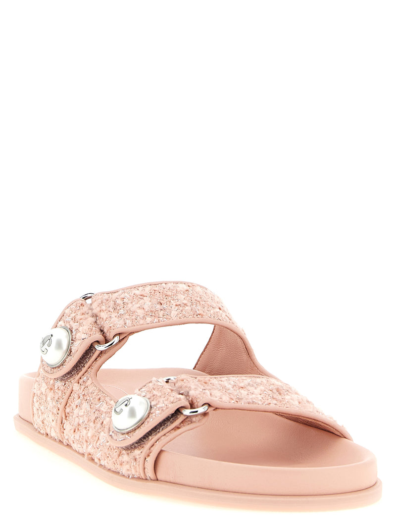 Mules Jimmy Choo en Tencel multicolore