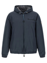 Moncler Grenoble Blue Polyamide Shell Jacket