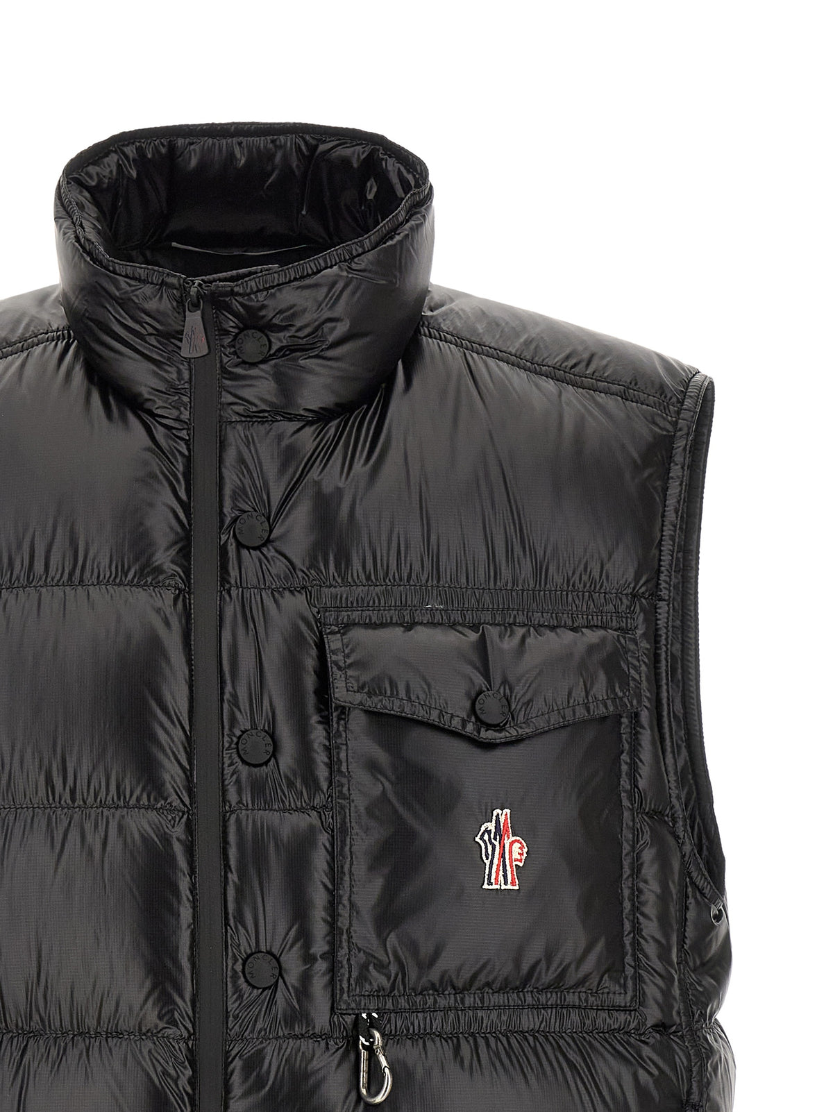 Veste Moncler Grenoble en polyester noir