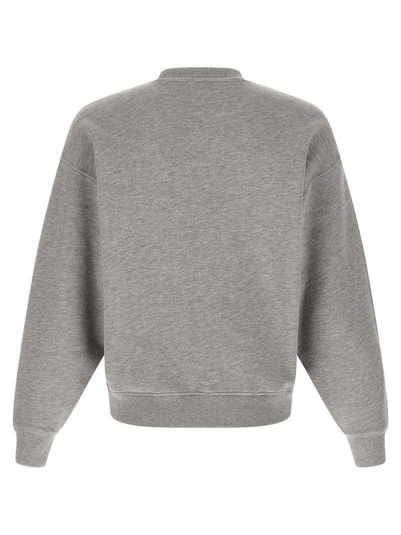 Autry Gray Cotton Sweatshirt