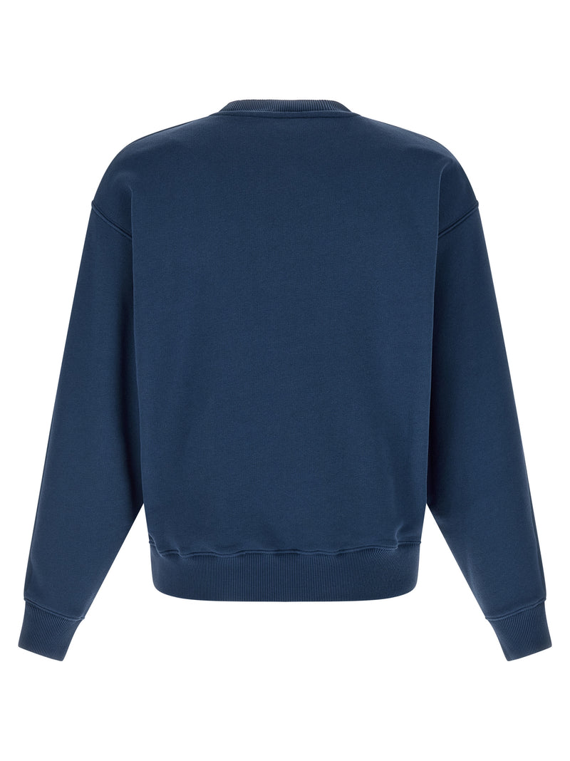 Autry Blue Cotton Sweatshirt