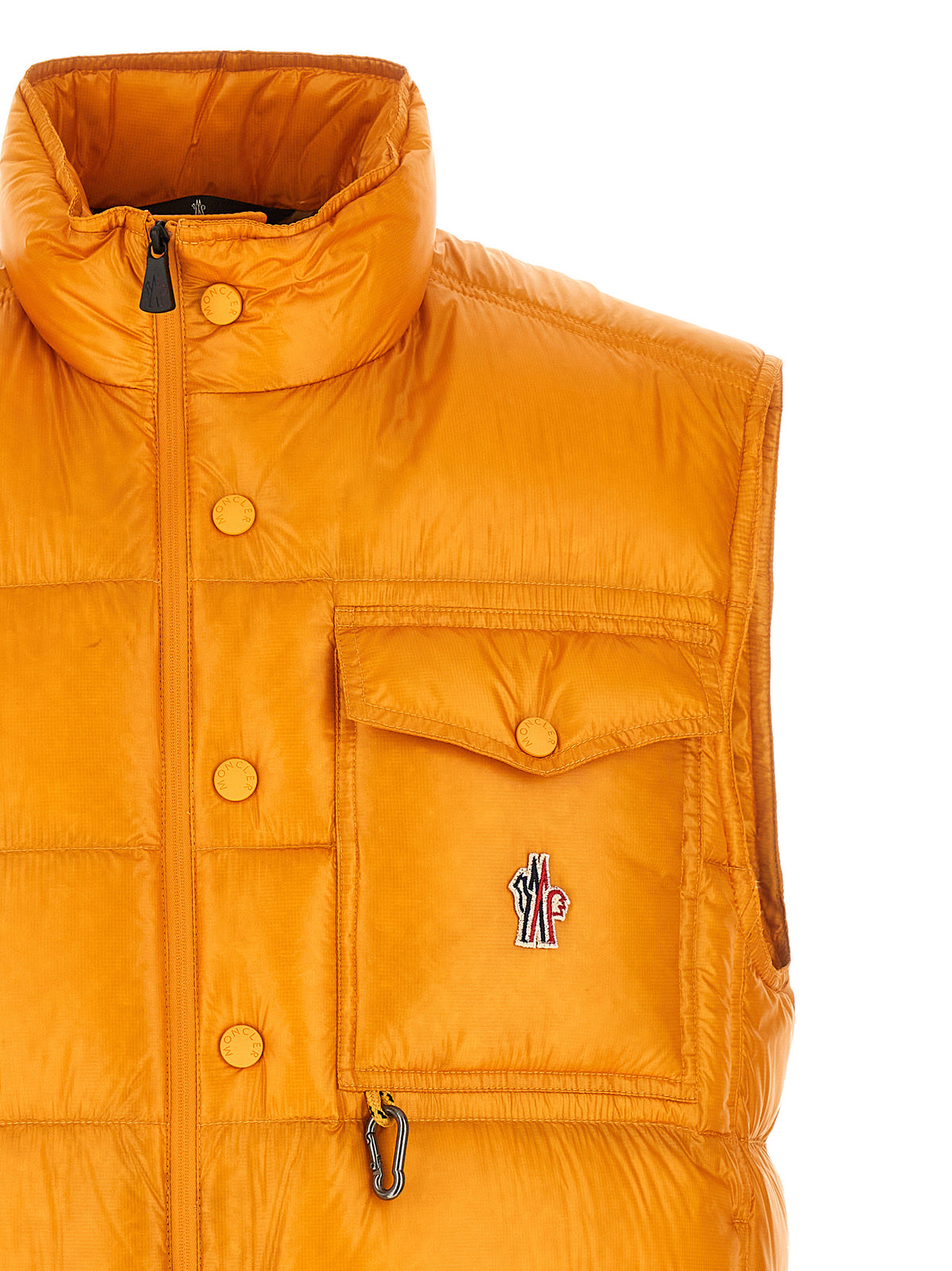Moncler Grenoble Uychi Bicolor Polyester Sleeveless Jacket
