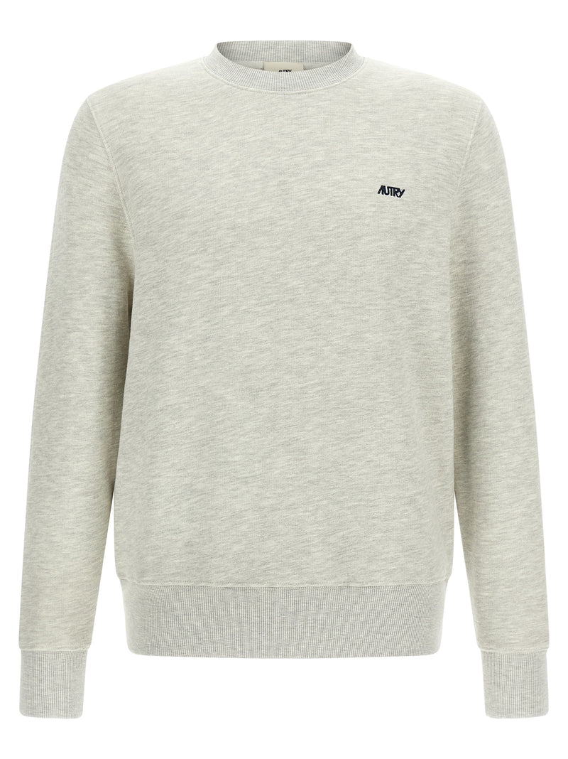 Autry Gray Cotton Sweatshirt for Men