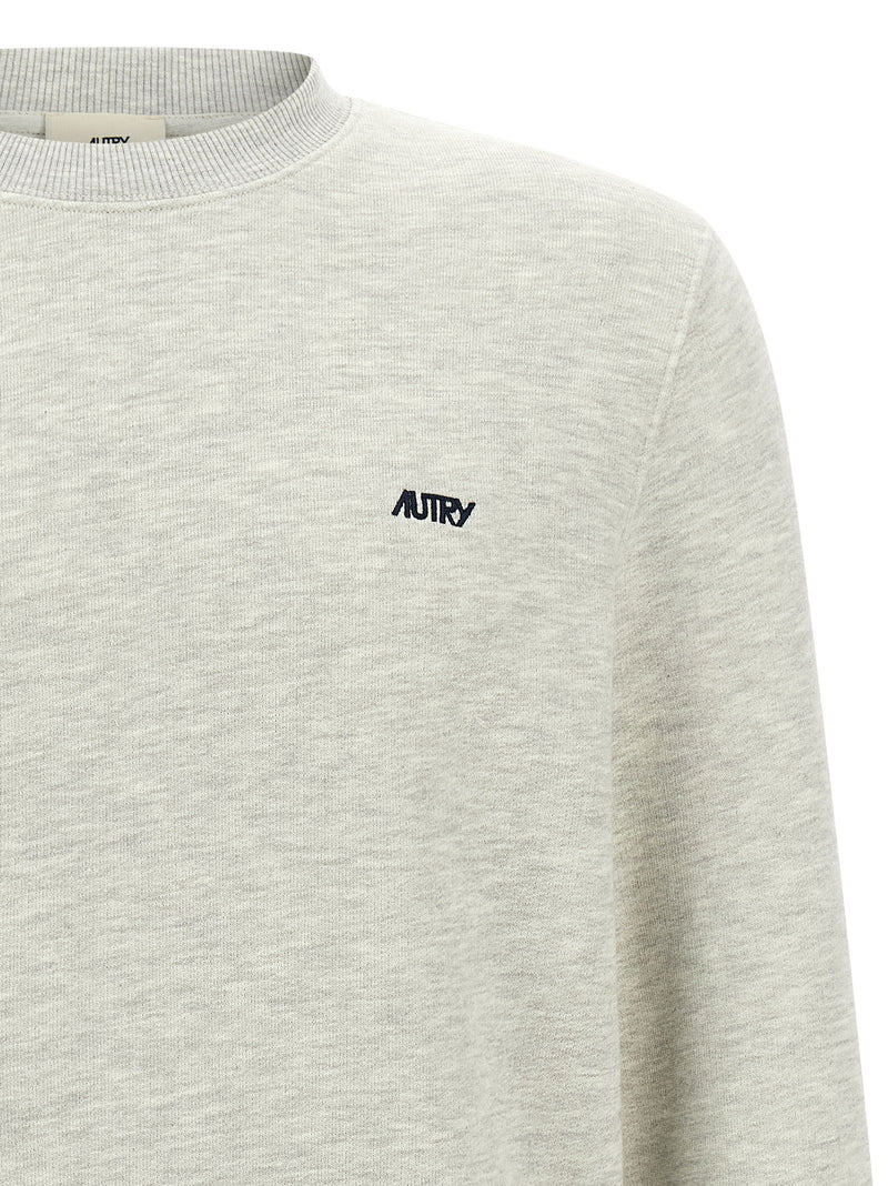 Autry Gray Cotton Sweatshirt for Men