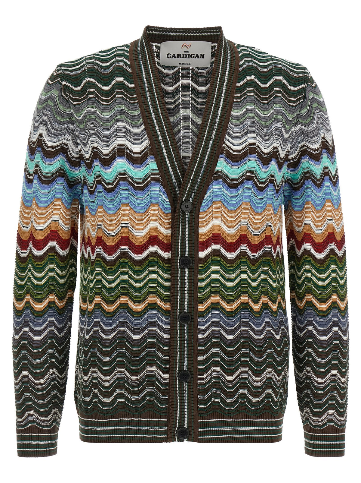 Gilet en coton multicolore Missoni
