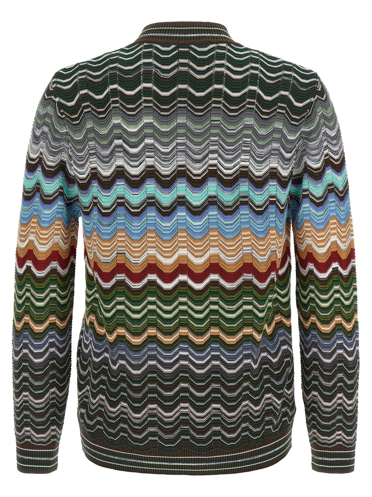 Gilet en coton multicolore Missoni