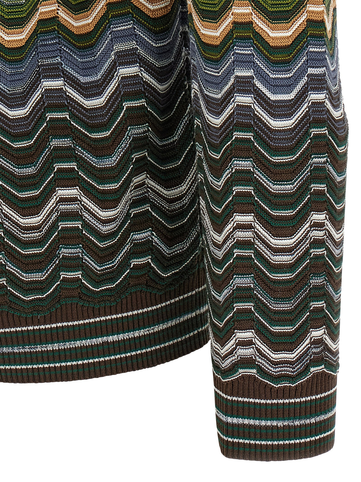 Gilet en coton multicolore Missoni